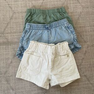 Toddler girl short bundle - denim short bundle toddler girl